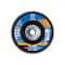 Pferd 5" x 5/8-11 Thd. POLIFAN Flap Disc - Z PSF STEELOX, Zirconia, 60 Grit, Flat 63016 - alternate 2
